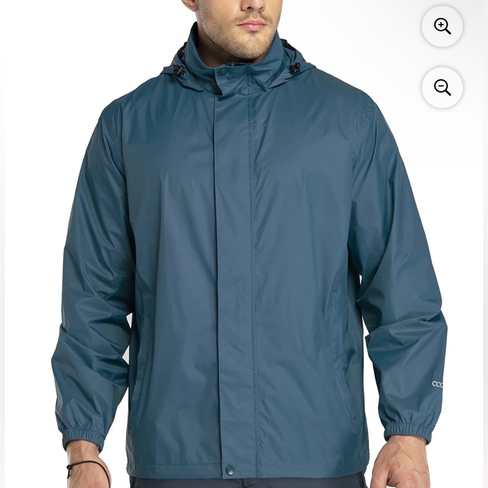 NWOT 33,000 FT. Men's Blue Rain Jacket M